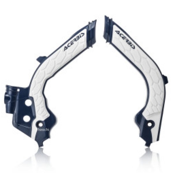 【USA在庫あり】 Acerbis 19年-22年 KTM 125-501 TC/FC/FX/FE/S/TE/TX/ 21年-23年 GasGas フレームガード- X-Grip ブルー/ホワイト acb2733451006 JP店