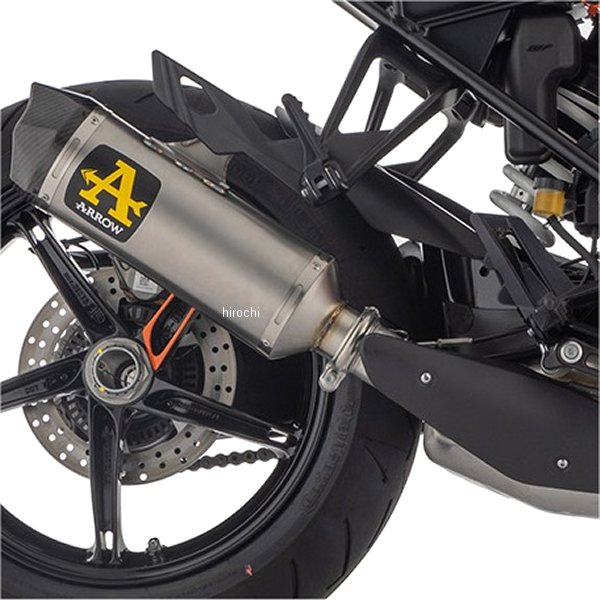 アロー Arrow スリップオンマフラー+リンクパイプ RaceTech 17年-24年 1290SupreDukeGT チタン 71820PK+71692KZ+ESE+KT1 JP店