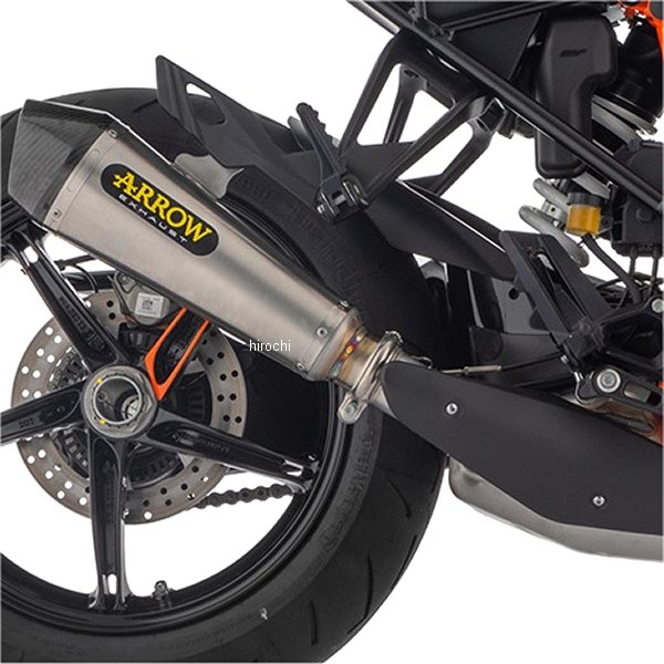 アロー Arrow スリップオンマフラー+リンクパイプ X-Kone 17年-24年 1290SupreDukeGT ステンレス 71820XKI+71692KZ+ESE+KT1 JP店