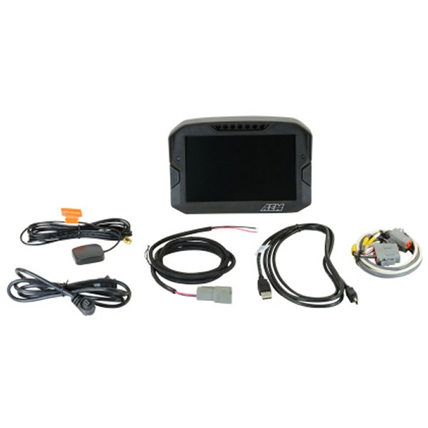  AEM CD-7 Logging GPS Enabled Race Dash カーボンファイバー Digital Display w/o VDM (CAN Input Only) aem30-5703 JP店