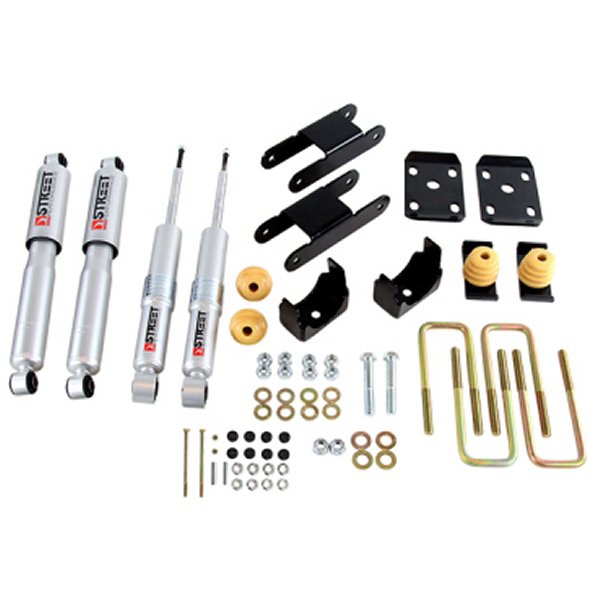 【USA在庫あり】 Belltech 2015年 GM Colorado/Canyon Ext Cab ショート Bed Lowering Kit w/ND II Shocks - 0-3in F/4in R Drop bel999SP JP店