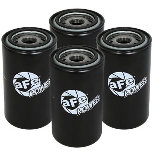  aFe ProGuard D2 Fluid フィルターs Oil F/F OIL 89-16 Dodge Diesel Trucks L6-5.9L/6.7L (td) (4 Pack) afe44-LF002-MB JP店
