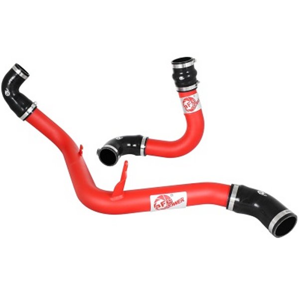 aFe BladeRunner 2.5in Red インタークーラー Tubes Hot and Cold Side 12-16 フォード Focus ST 2.0L (t) afe46-20184-R JP店