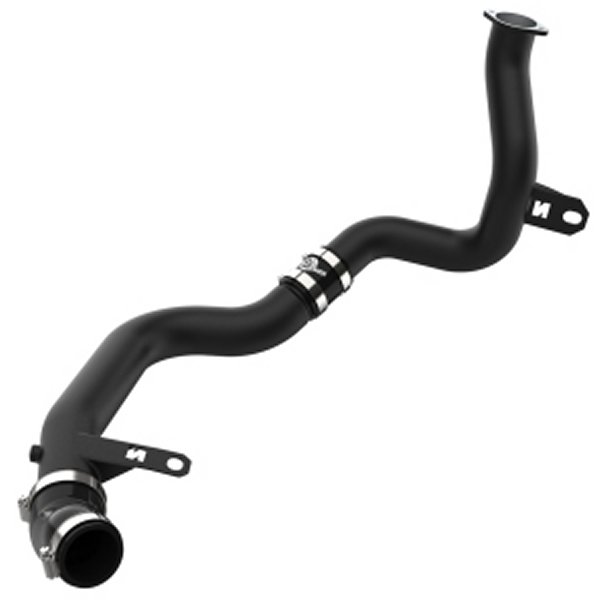 aFe 22年-23年 ヒュンダイ Kona N L4 2.0L (t) BladeRunner 2-1/4in to 2-1/2in Aluminum Hot Charge Pipe ブラック afe46-20628-B JP店