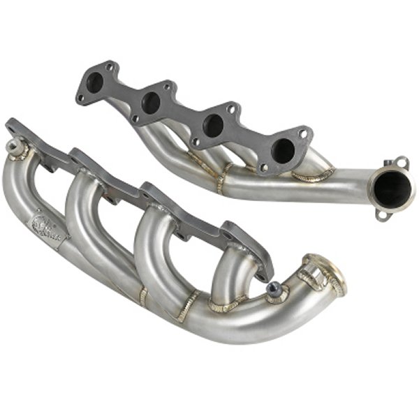  aFe Twisted Steel 1.75-2in 304 SS Headers 03-07 フォード Diesel Trucks V8-6.0L (td) afe48-33022 JP店