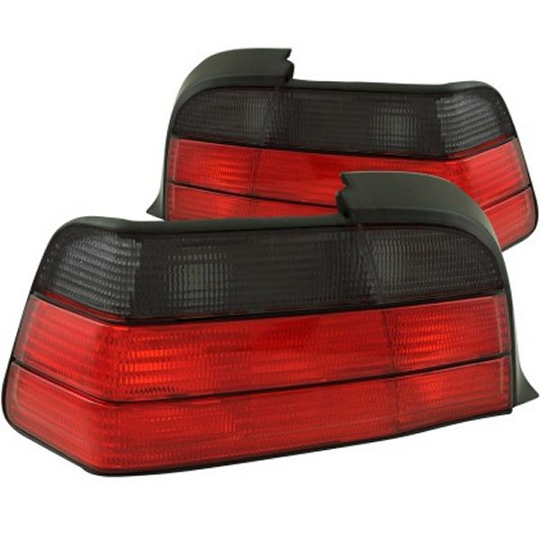 【USA在庫あり】 ANZO 1992-1998 BMW 3シリーズ E36 Coupe/Convertable Taillights Red/Smoke anz221199 JP店