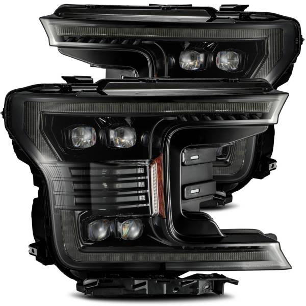  AlphaRex NOVAシリーズ LED プロジェクター ヘッドライト Plank Style アルファブラック 18年-20年 フォード F-150 arx880165 JP店