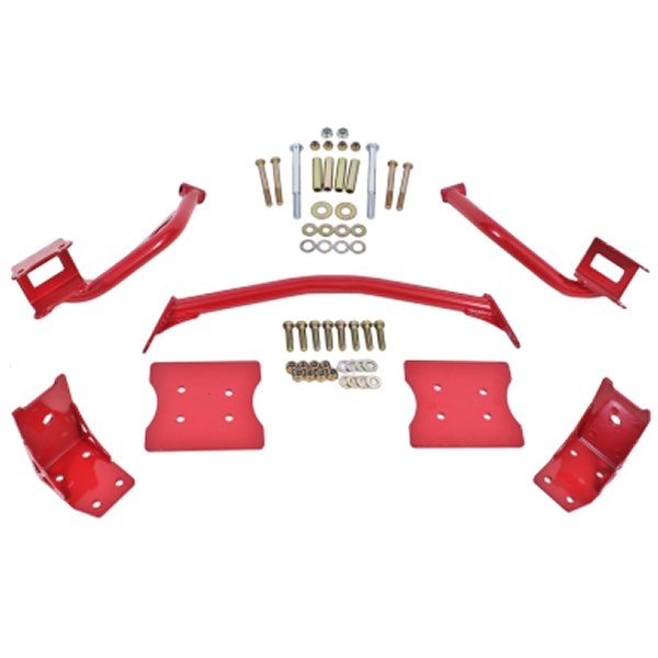 【USA在庫あり】 BMR 79-04 Fox Mustang Torque Box Reinforcement Plate Kit(TBR005R And TBR003R) レッド bmrTBR004R JP店