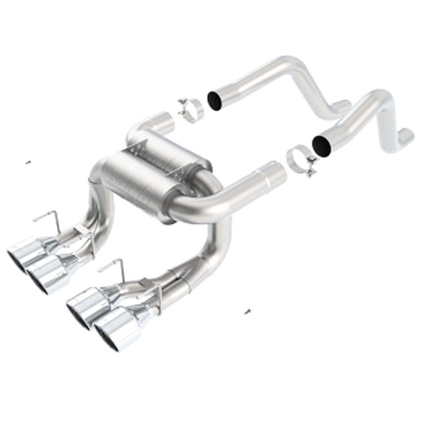  Borla 06-12 シボレー コルベット Z06/ZR1 6.2L/7.0L 8cyl Aggressive ATAK Exhaust (rear section only) bor11822 JP店