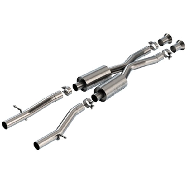  Borla 15-24 Lexus RC F 5.0L V8 Automatic トランスミッション RWD 2.5in S-Type Mid-Section bor60738 JP店