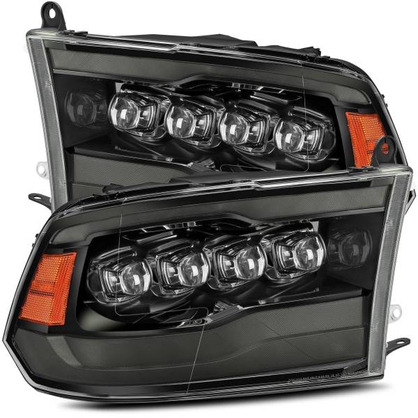  AlphaRex NOVAシリーズ LED プロジェクター ヘッドライト Plank Style Design アルファブラック 09年-18年 Dodge Ram 1500HD arx880541 JP店
