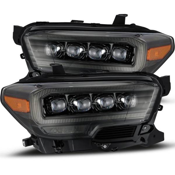  AlphaRex NOVAシリーズ LED プロジェクター ヘッドライト Plank Style アルファブラック 16年-20年 トヨタ Tacoma arx880705 JP店