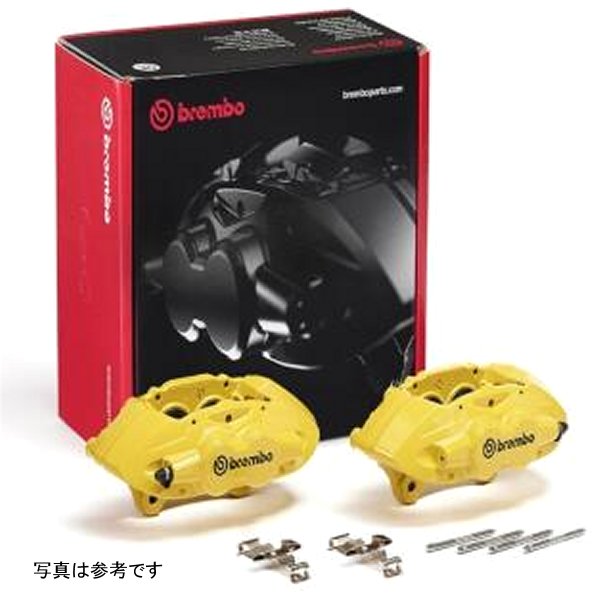 【USA在庫あり】 Brembo OE 16-21 BMW M2/17-18 M3/17-20 M4/14-16 M235i Hydraulic フロント X-Style Brake キャリパーs - Yellow breFALH32 JP店
