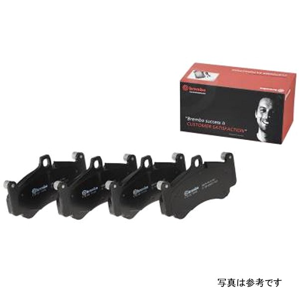  Brembo 11-16 BMW 528i Premium Low-Met OE Equivalent Pad - リア breP06064 JP店