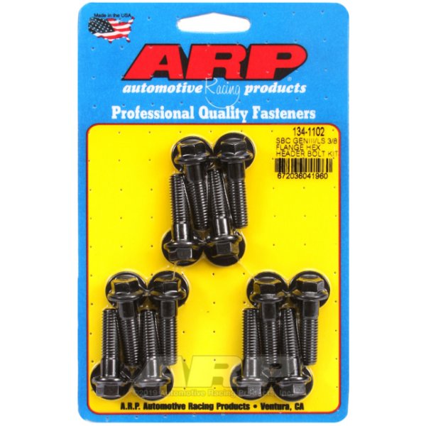  ARP シボレー LS 3/8in Flange Hex Header ボルト キット arp134-1102 JP店