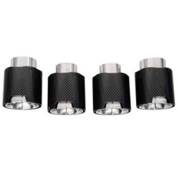 【USA在庫あり】 Corsa 20年-23年 シボレー Corvette C8 RWD 4.5in カーボン Fiber...