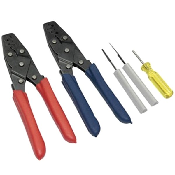 【USA在庫あり】 Haltech Dual Crimper セット - Includes 3 Pin Removal Tools halHT-070300 JP店