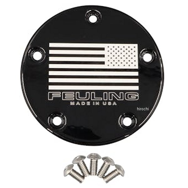  フューリング FEULING リバースアメリカンフラッグ ポイントカバー 5穴 グロスブラック 9128 JP店