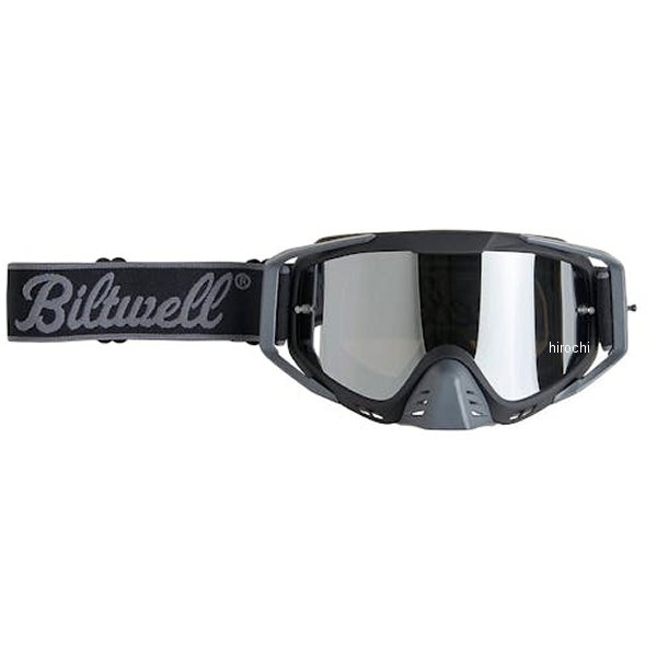 【メーカー在庫あり】 ビルトウェル Biltwell リッジラインゴーグル スクリプトグレー 2122-7121-011 JP店