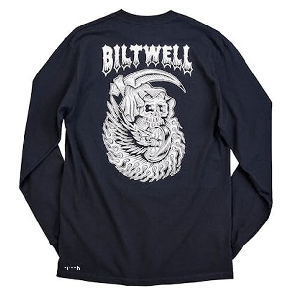 【メーカー在庫あり】 ビルトウェル Biltwell CREEP ロングスリーブ 黒 XLサイズ 8...