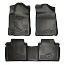 【USA在庫あり】 Husky Liners 07-11 Toyota Camry (All) WeatherBeater Combo Black Floor Liners (One Piece for 2nd Row) hsl98511 JP店