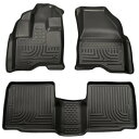 【USA在庫あり】 Husky Liners 10-13 Ford Taurus WeatherBeater Combo Black Floor Liners hsl98701 JP店(2)