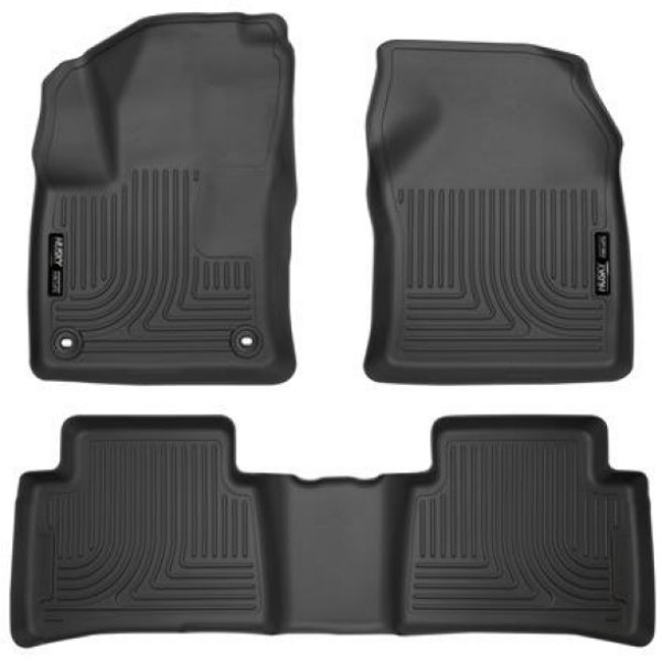 【USA在庫あり】 Husky Liners 2016 トヨタ Prius Weatherbeater ブラック フロント & 2nd Seat フロアライナー (Footwell Coverage) hsl98991 JP店