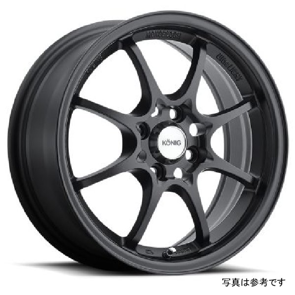 ��USA�߸ˤ���� Konig Helium 15x6.5 4x100 ET40 Flat �֥�å� kngHE65D04405 JPŹ
