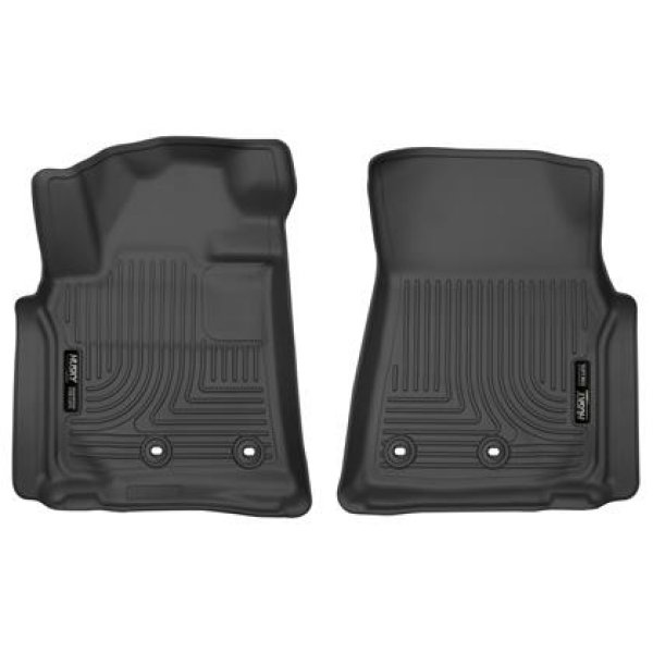 【USA在庫あり】 Husky Liners 13年-16年 Lexus LX570 / 13年-16年 トヨタ ランドクルーザー Weatherbeater ブラック フロント フロアライナー hsl13091 JP店