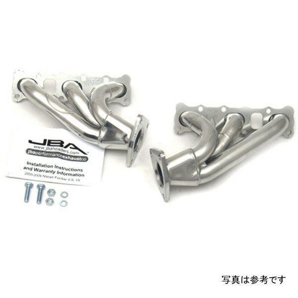  JBA 04年-15年 ニッサン 4.0L V6 1-5/8in Primary シルバー Ctd Cat4Ward Header jba1410SJS JP店