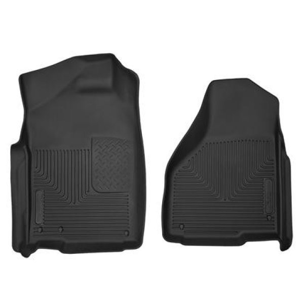 【USA在庫あり】 Husky Liners 09年-14年 ダッジ Ram/Ram Quad Cab X-Act Contour ブラック フロント フロアライナー hsl53521 JP店
