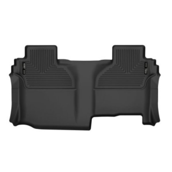  Husky Liners 19年-23年 RAM 2500/3500 Mega Cab X-ACT 2nd Seat Floor Liner Full Coverage - ブラック hsl53611 JP店