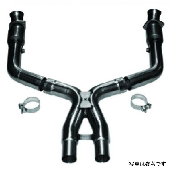 ��USA�߸ˤ���� Kooks 11ǯ-14ǯ �ե����� Mustang GT 5.0L 4V 3in x 2 3/4in OEM Cat X Pipe Kooks HDR Req ksh11413200 JPŹ