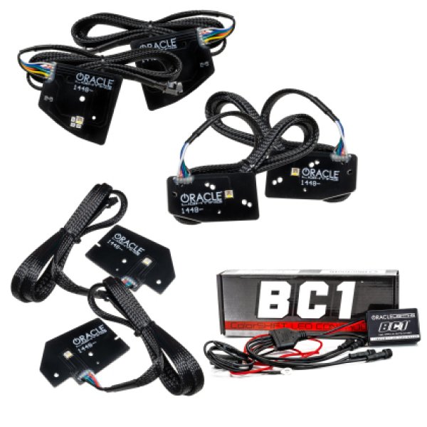  Oracle 19年-21年 RAM 1500 Projector LED ヘッドライト DRL キット - RGBW+A w/ BC1 Controller SEE WARRANTY orl1448-335 JP店