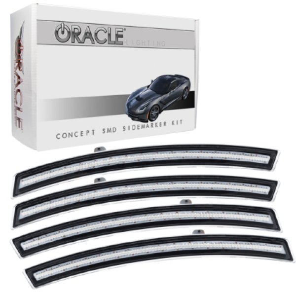 【USA在庫あり】 Oracle シボレー Corvette C7 Concept Sidemarker セット - クリア - No Paint SEE WARRANTY orl2392-019 JP店