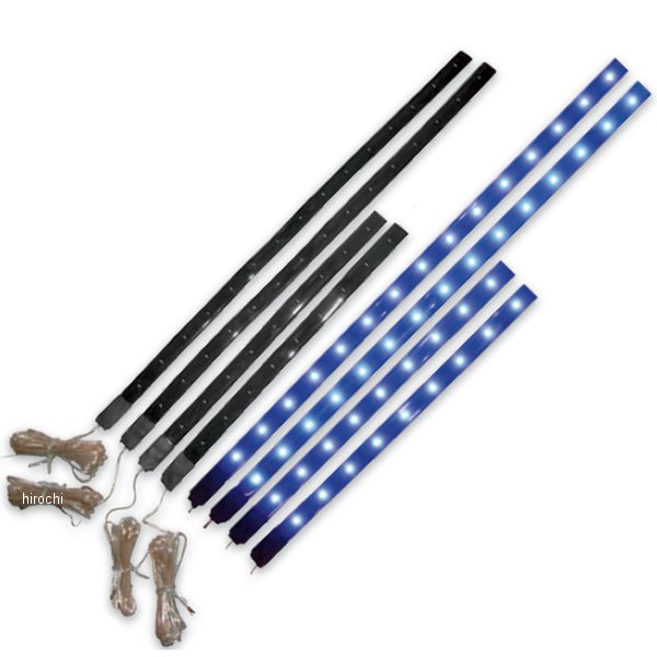 【USA在庫あり】 ブライトライツ Brite-Lites LEDストリップ 8本(12インチ x 4本、8インチx 4本) 赤 2040-0968 JP店