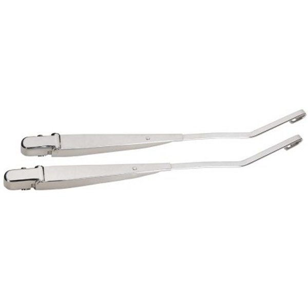  Kentrol 97年-06年 ジープ ラングラー TJ ウインドシールド Wiper Arms 2個 - Polished シルバー ken30546 JP店