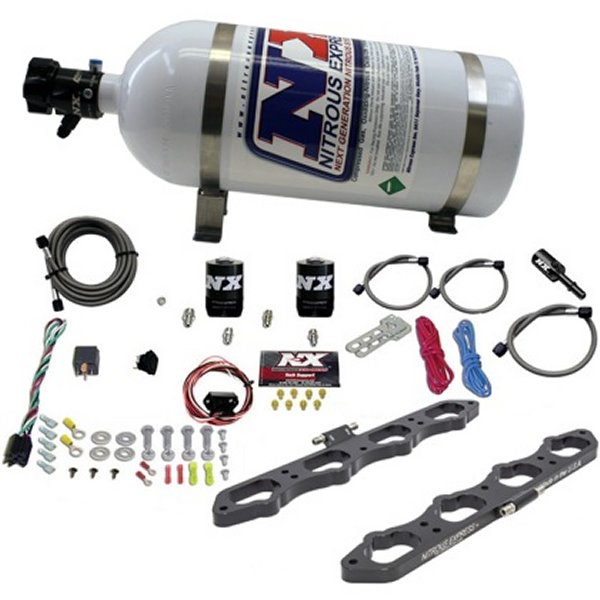  Nitrous Express フォード Coyote 5.0L V8 Nitrous Wet Port Plate Kit w/10lb Bottle nex20956-10 JP店