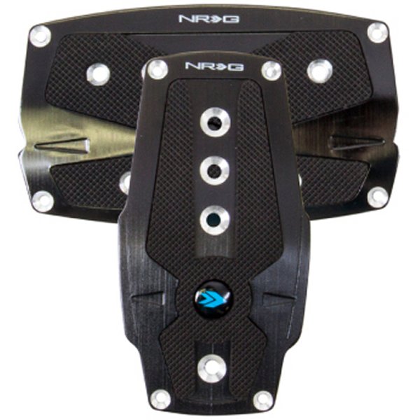  NRG Brushed Aluminum Sport Pedal A/T ブラック w/ブラック Rubber Inserts nrgPDL-250BK JP店