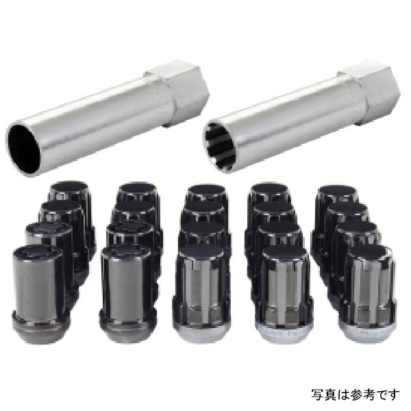 USA߸ˤ McGard SplineDrive Tuner 5 Lug Install Kit w/Locks &Tool (Cone) M12X1.25 / 13/16 Hex - Black mcg65554BK JPŹ