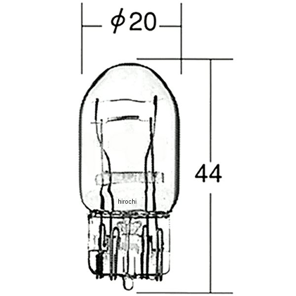 小糸製作所 白熱バルブ T20 12V21/5W ウェッジ 10個入り 1891 JP店