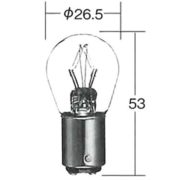 小糸製作所 白熱バルブ S25 24V21/5W 耐振 長寿命 10個入り 4732 JP店