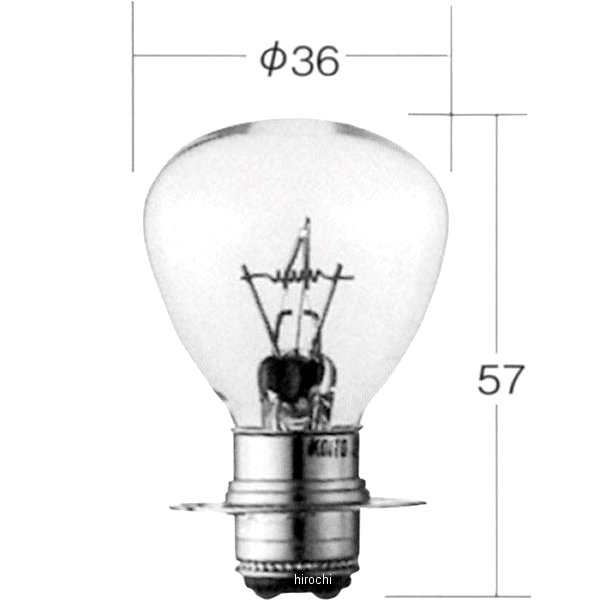 小糸製作所 白熱バルブ RP35 24V62/62W ツバ付ダブル 10個入り 6551 JP店