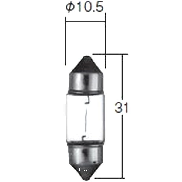 Light Valves - 小糸製作所 白熱バルブ T10×31 12V5W 10個入り 2251 JP店