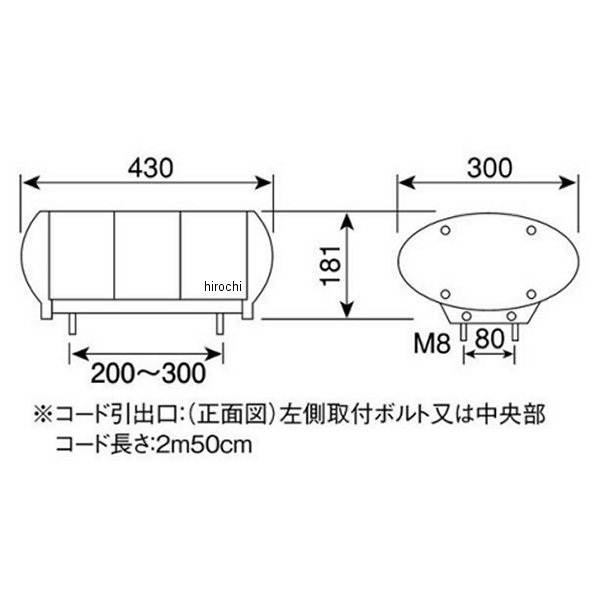 小糸製作所 散光式警光灯/回転灯 フラッシュランプ 12V M型 赤色 FLP43BRM JP店