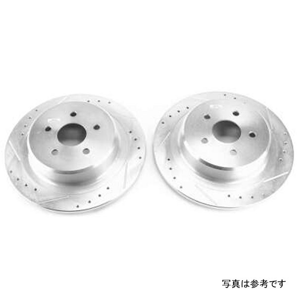 【USA在庫あり】 Power Stop ジープ ラングラー BBK リヤ Drilled & Slotted ロー...