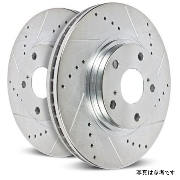 【USA在庫あり】 Power Stop 03-08 Dodge Ram 3500 Front Right Evolution Drilled & Slotted Rotor psbAR8771XR JP店