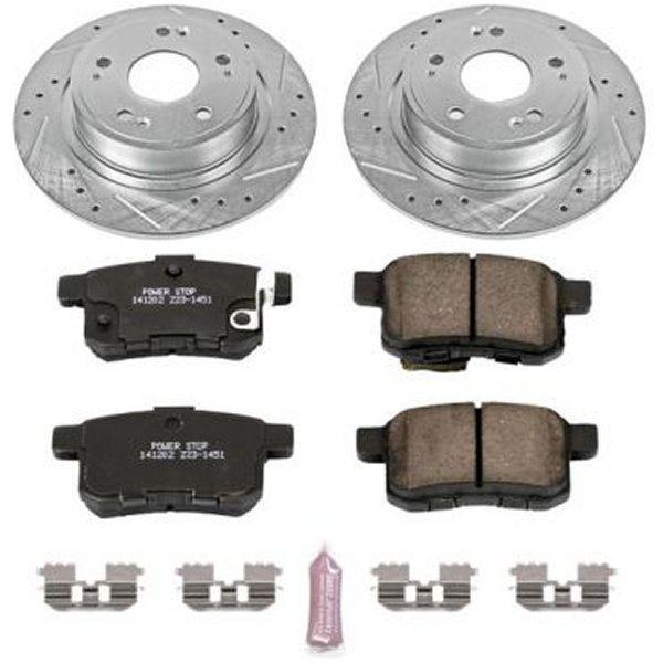 USA߸ˤ Power Stop 11-14 Acura TSX Rear Z23 Evolution Sport Brake Kit psbK5368 JPŹ