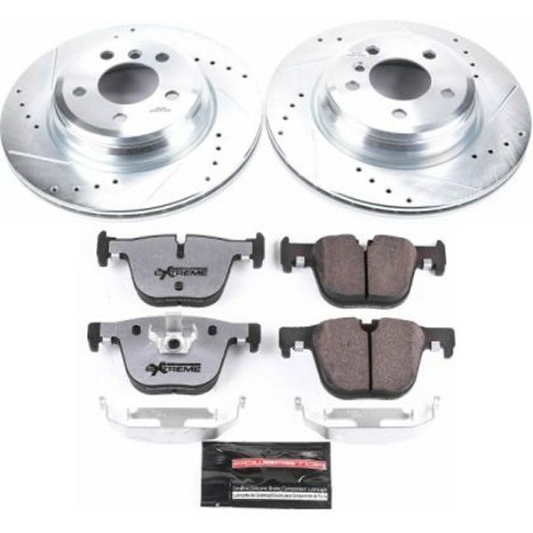 【USA在庫あり】 Power Stop 15-16 BMW 328i xDrive Rear Z26 Street Warrior Brake Kit psbK6667-26 JP店
