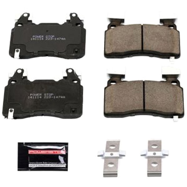 【USA在庫あり】 Power Stop 15年-19年 Cadillac CTS フロント Z23 Evolution Sport ブレーキパッド w/Hardware psbZ23-1474A JP店